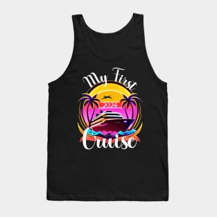 My First Cruise 2024 Matching Family Cruise Tank Top